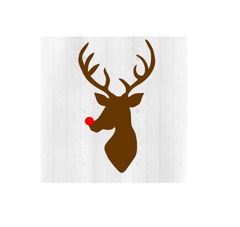 Reindeer SVG Rudolph SVG Christmas Svg Reindeer Png - Etsy