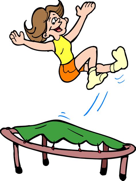 I'll jump on the trampoline a | Clipart Panda - Free Clipart Images