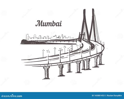 Mumbai Sketch Drawing