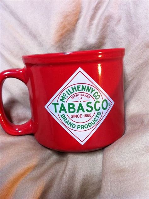 Tabasco McIlhenny Co Red Large Coffee Mug Oversized Tomato Soup Cup Logo Sauce #TABASCO | Mugs ...