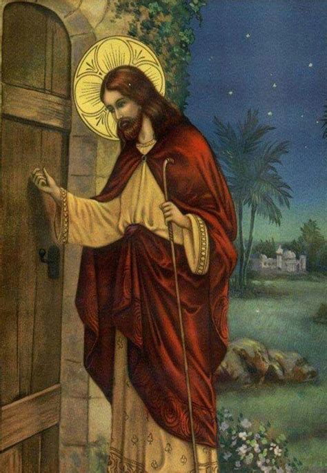 Jesus Knocking At The Door Painting at PaintingValley.com | Explore collection of Jesus Knocking ...