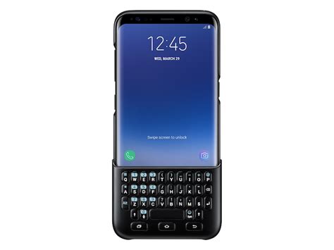 Galaxy S8 Keyboard Cover, Black Mobile Accessories - EJ-CG950BBEGWW | Samsung US