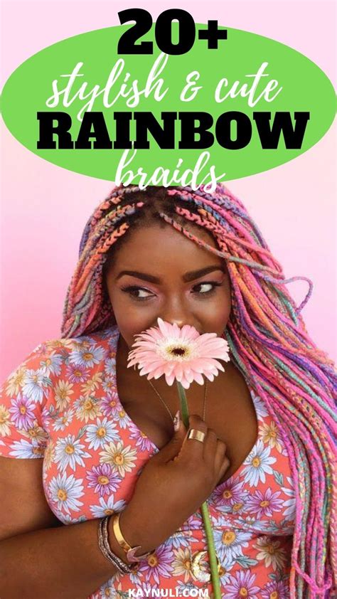 Rainbow Braid Hairstyles For Kids Sho Madjozi / Sho Madjozi's rainbow ...