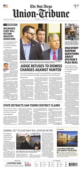 San Diego Union-Tribune - North - eNewspaper