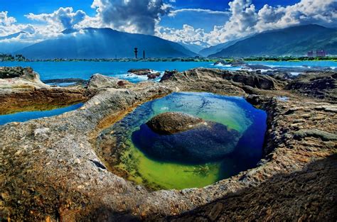 Wallpaper : beach, nature, landscape, scenic, Taiwan, crater, shore ...