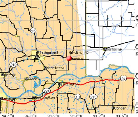 Hardin, Missouri (MO 64035) profile: population, maps, real estate ...