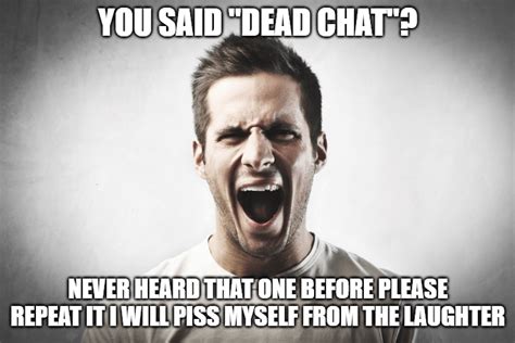 the "dead chat xd" meme doesn't deserve the attention it gets : r/stfuretard