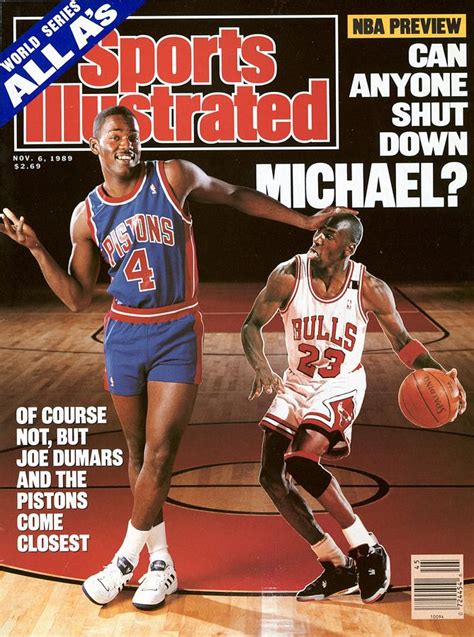 Detroit Pistons Joe Dumars, 1989 Nba Basketball Preview Sports ...