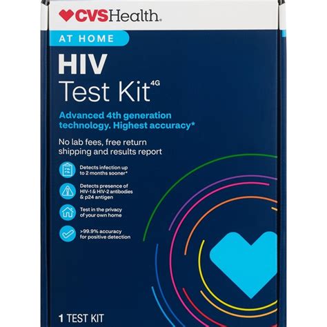 CVS Health At Home HIV Test Kit, 1 CT | Pick Up In Store TODAY at CVS