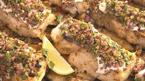 Middle Eastern Threadfin Salmon with Eggplant Salad - Yahoo!7 TV ...