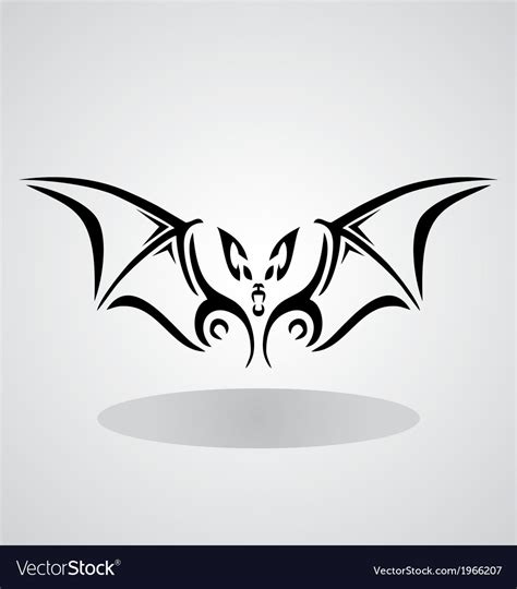 Tribal Bat Royalty Free Vector Image - VectorStock