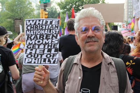 Hundreds protest Moms for Liberty in Philadelphia - WHYY