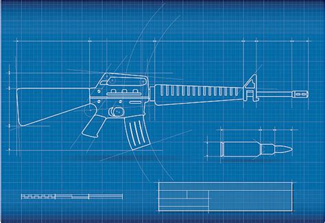 M16 Rifle Blueprint Download Free Blueprint For 3d Mo - vrogue.co