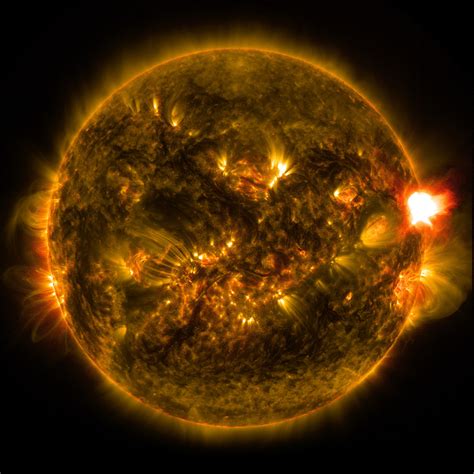 NASA Releases Images of 1st Notable Solar Flare of 2015 | Solar flare ...