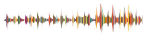 A sound wave with many colors Clip Art Image - ClipSafari