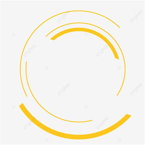 Yellow Fabric Texture Vector Art PNG, Yellow Simple Circle Border Texture, Circle Clipart ...