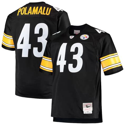 Troy Polamalu Jersey S-3X Big 4X 5X 6X Tall XLT 2XLT 3XLT