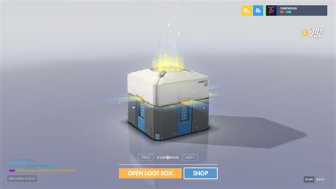 Open loot box - Overwatch | Interface In Game