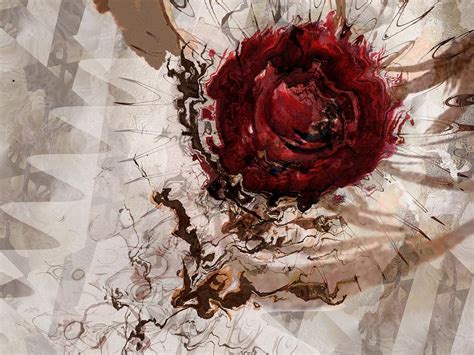 Bleeding Thought Digital Art by Lauren Goia