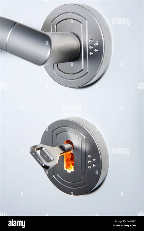 Door handle, Fire Stock Photo - Alamy