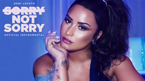 Demi Lovato - Sorry Not Sorry (Official Instrumental) - YouTube