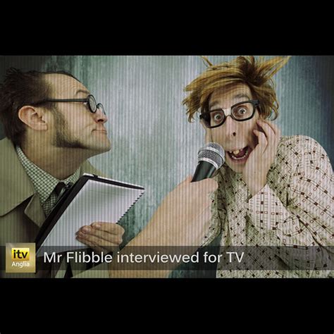 Mr Flibble interviewed for TV | UPDATE: Here's the link to m… | Flickr