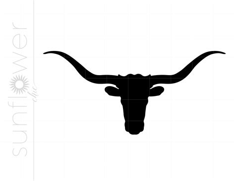 Longhorn SVG Longhornkopf Clipart LonghornKopf Silhouette - Etsy Österreich