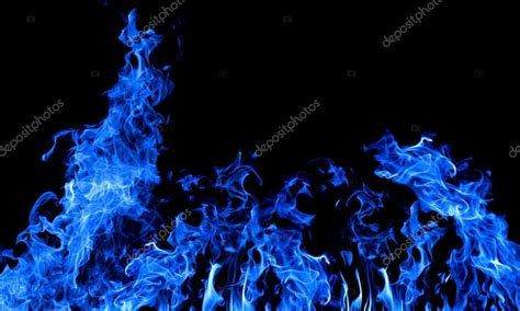 Background Dark Blue Fire