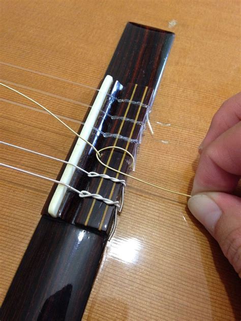 How to change a classical guitar string - B+C Guides