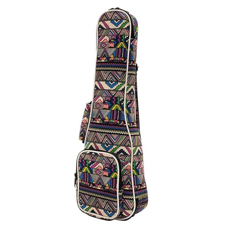 21" 23" 26'' Ukulele Instrument Bags Canvas Guitar Bags With Double Shoulder Strap Cases S M L ...