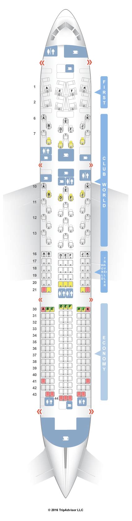 SeatGuru Seat Map British Airways Boeing 787-9 (789)