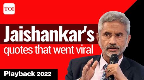 Top five speeches by S Jaishankar that went viral in 2022 - YouTube