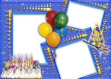 Birthday Collage Frame Transparent | PNG All