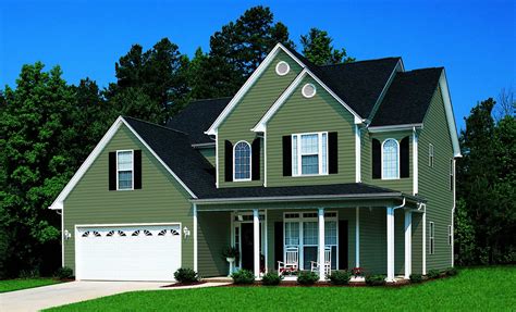 31 Green Vinyl Siding House Ideas