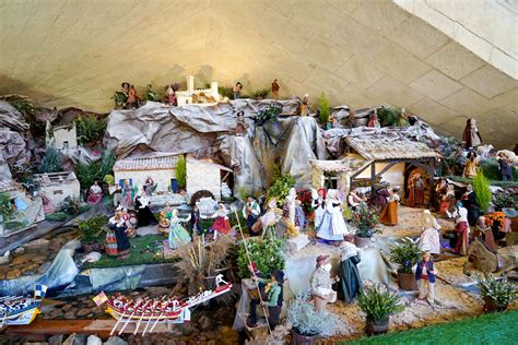 The-nativity-scene-showing-the-manger-with-Jesus-Christ-Mary-and-Joseph ...