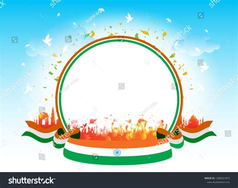 Republic Day India Background Celebration 26 Stock Vector (Royalty Free ...