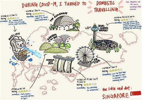 Redditor Draws Map Of S’pore Attractions With Ratings, Gives Honest Yet Wholesome Reviews