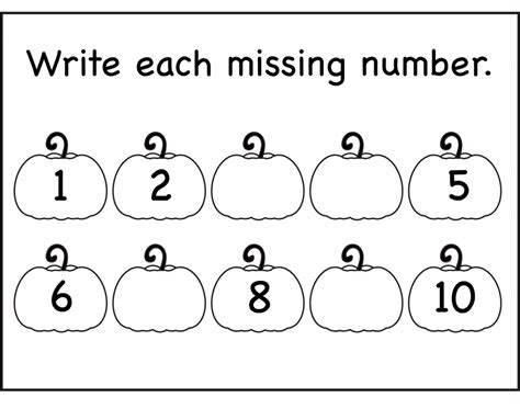 Number 1-10 Worksheets | Activity Shelter