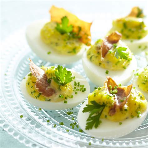 Deviled Eggs with Crispy Prosciutto | Williams-Sonoma Taste