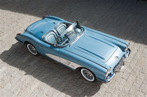 1960, Chevrolet, Corvette, c1 , Convertible, Blue, Cars, Classic ...