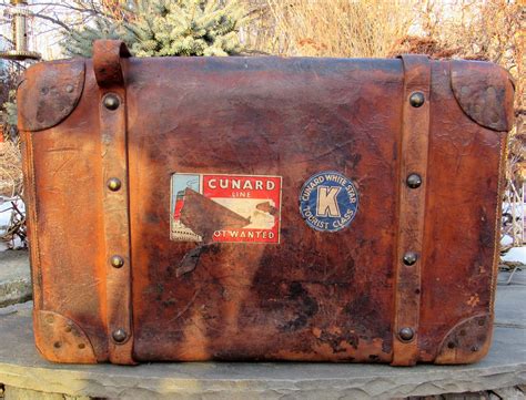 Vintage/Antique? Leather Suitcase | Collectors Weekly