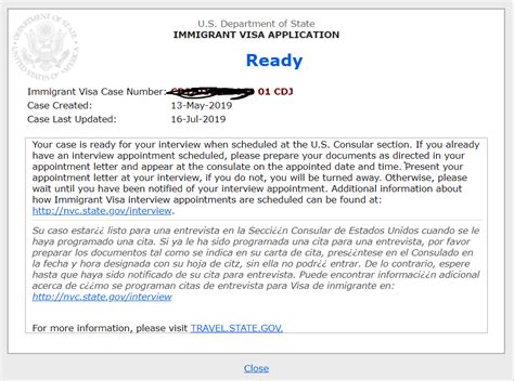 Case shows "READY" but no appointment letter yet - US Embassy and ...