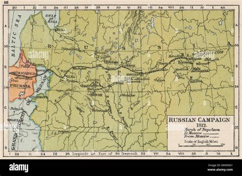 Napoleon Russia Campaign Map