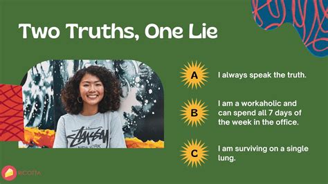 Two Truths And A Lie: How to Play & 120+ Best Lie Ideas in 2024