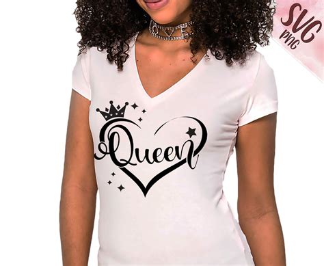 Queen SVG vector Queen Design for shirt Cricut cut file | Etsy