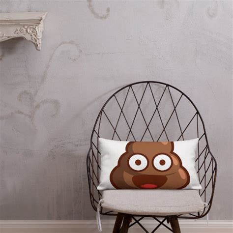 Pile of Poo Emoji Pillow Poop Emoji Throw Pillow Head Rest Bed Bedding ...