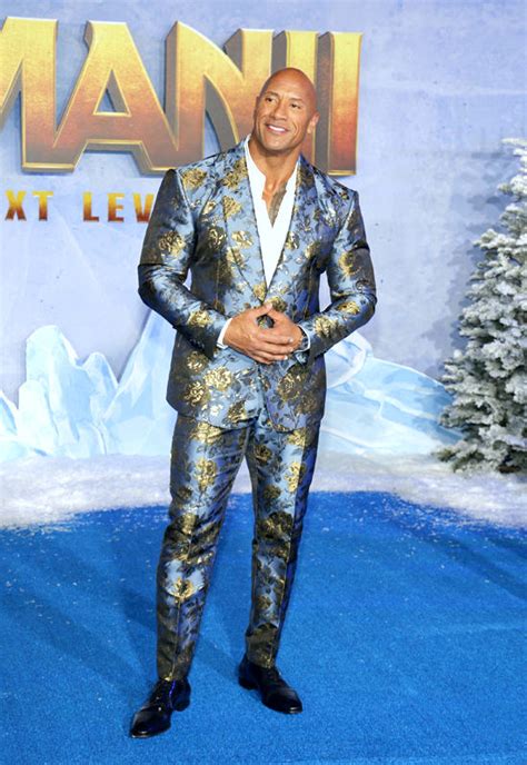 Dwayne Johnson in Dolce&Gabbana at the “Jumanji: The Next Level” Los Angeles Premiere - Tom ...