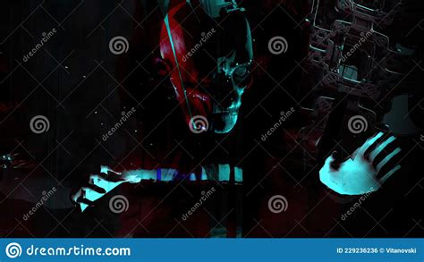 Horror Zombie with Scary Effects Stock Illustration - Illustration of dark, furious: 229236236