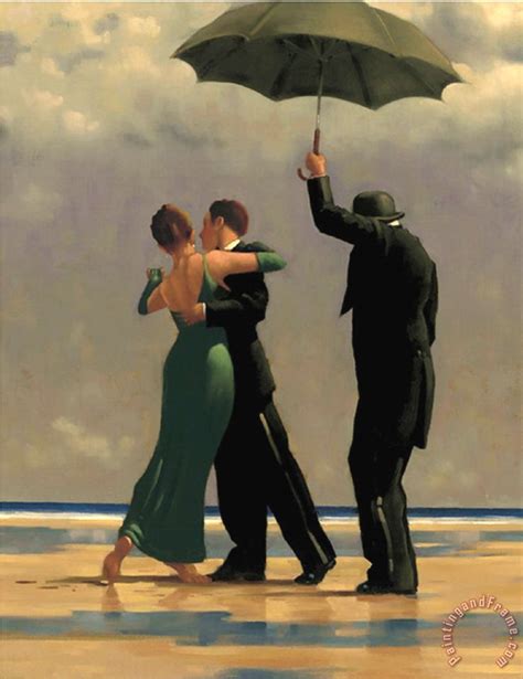 Jack Vettriano Dancer in Emerald painting - Dancer in Emerald print for sale