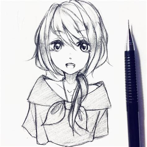 Anime Drawing Girl Ideas - Visual Arts Ideas